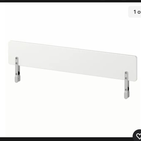 IKEA Bedding Ikea Vikare Guard Rail Toddler Safety Bed Kids White